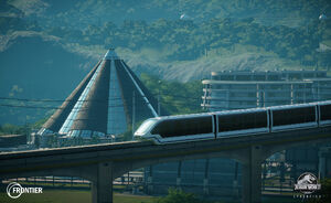 Monorail Station | Jurassic World Evolution Wiki | Fandom