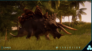 stegoceratops jurassic world evolution
