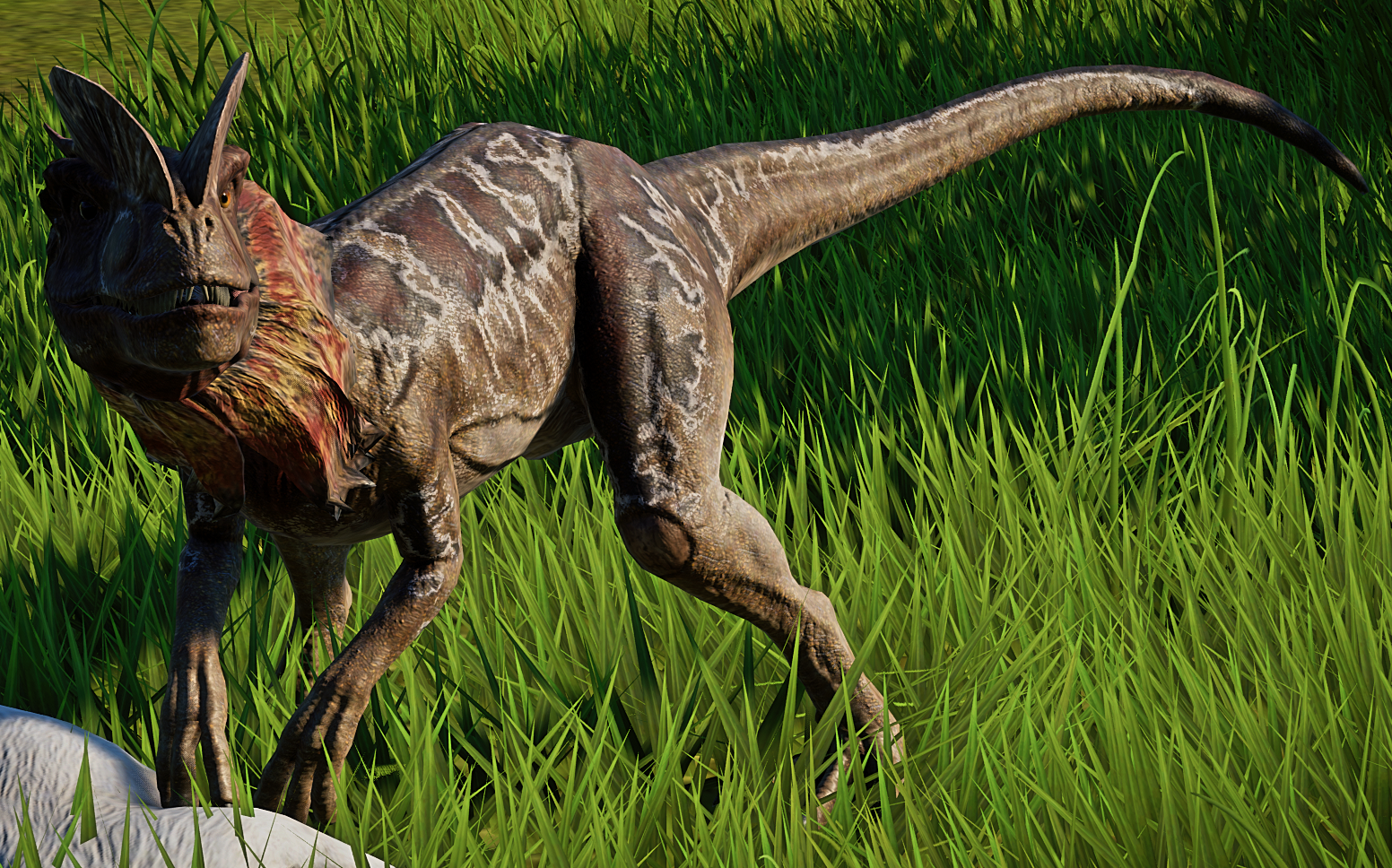 dilophosaurus spray