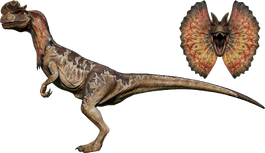 jurassic world game dilophosaurus