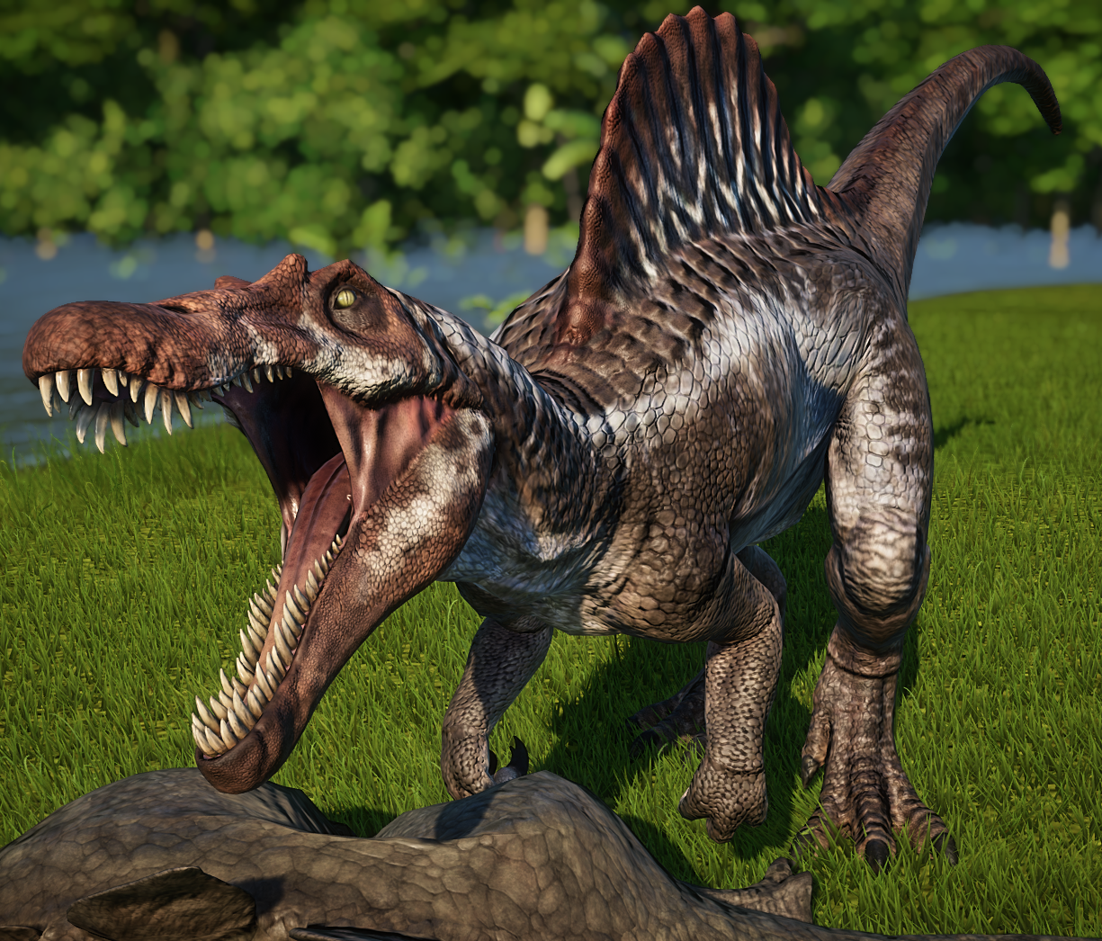 spinosaurus jw alive