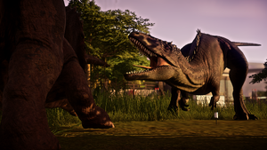 carcharodontosaurus jurassic world the game