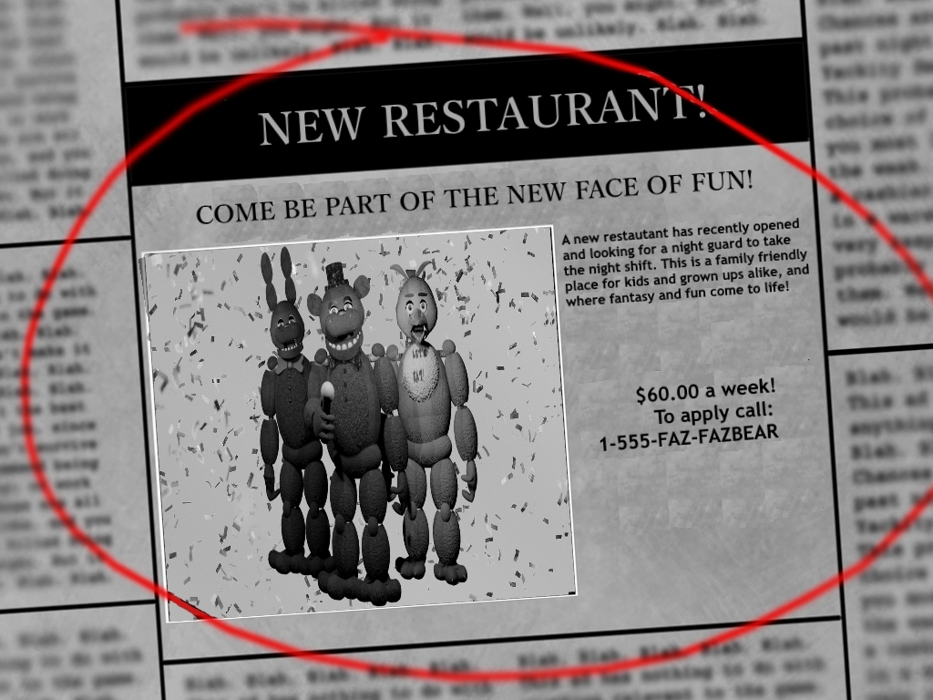 Fredbear And Friends Family Diner Game