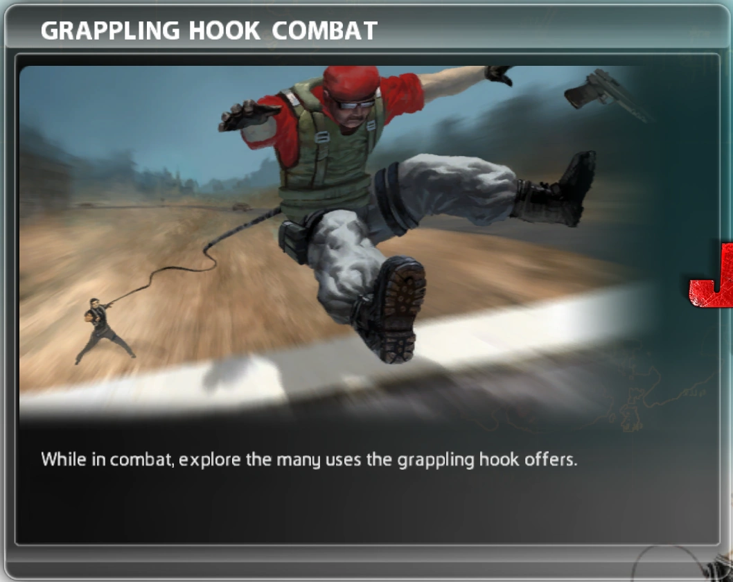 Image JC2 loading 14 (grappling hook combat).png Just Cause Wiki