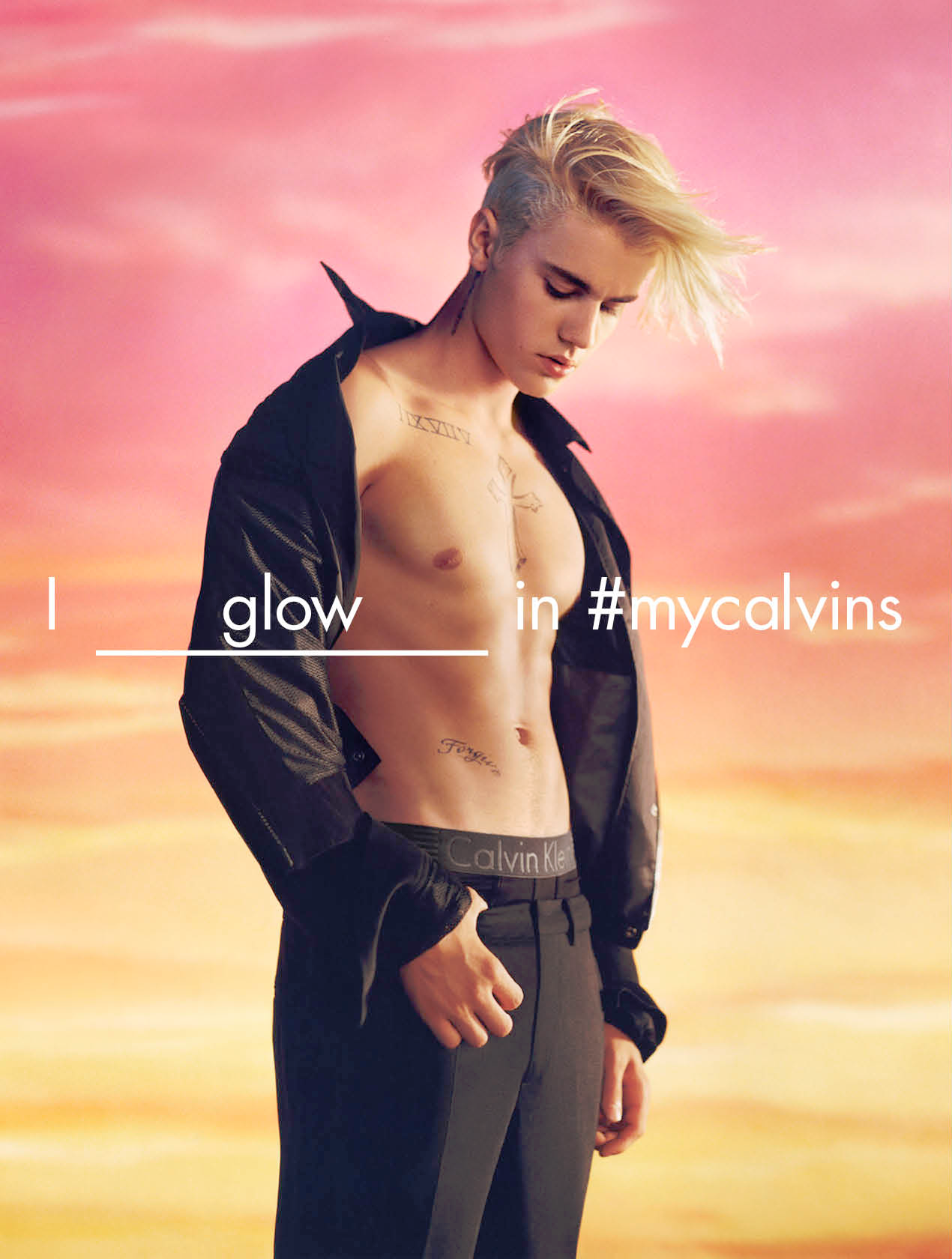 justin bieber calvin klein original