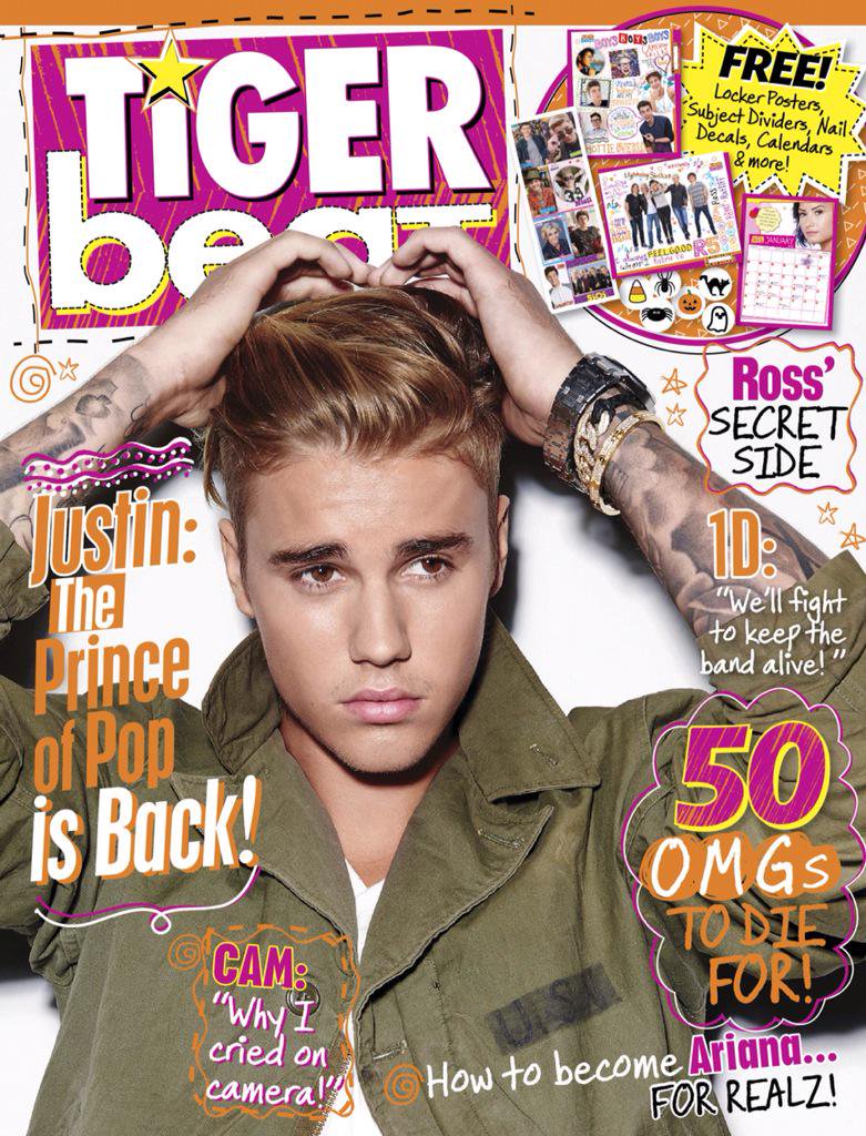 Image - Tiger Beat October 2015.jpg | Justin Bieber Wiki | FANDOM ...