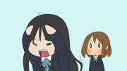 Mio won't show her forehead