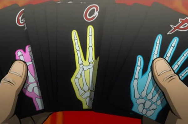rock paper scissors gambling mobile game japan