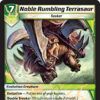 Noble Rumbling Terrasaur Kaijudo Wiki Fandom