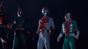 Black RX, X, V3 (Super Hero Taisen Z)