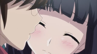 Anime Kiss On Cheek