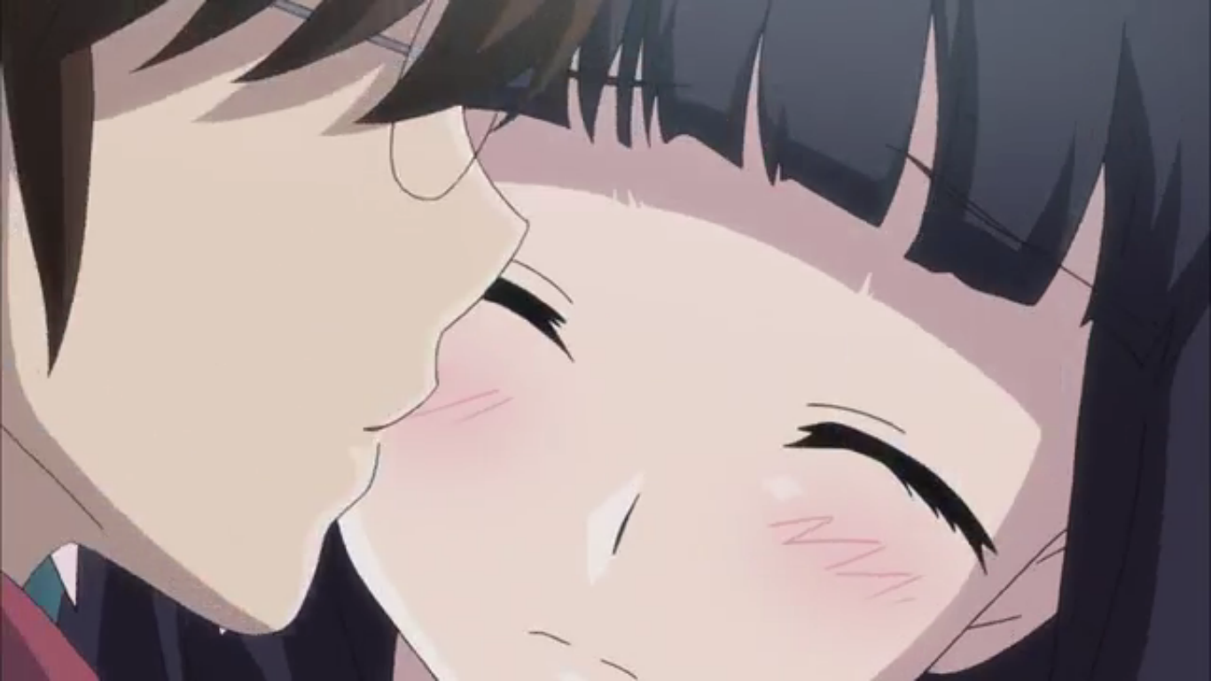 Image - Shiori cheek kiss.png | The World God Only Knows Wiki | FANDOM