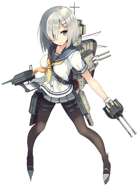 Hamakaze (浜風) | KanColle (艦これ) | Anime game Minecraft Skin