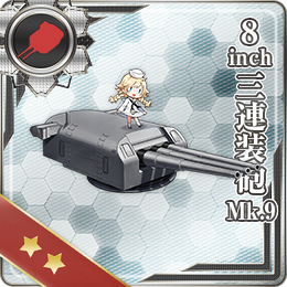 8inch Triple Gun Mount Mk.9 356 Card