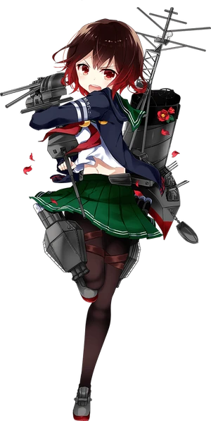 Mutsuki 睦月 Kai Ii Kancolle 艦これ Anime Game Cartoon Minecraft Skin