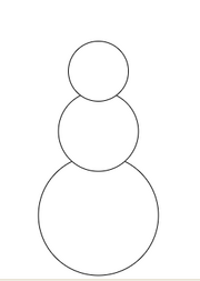 Simple snow man
