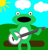 Funky frog
