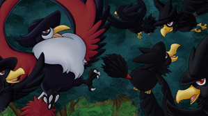 Honchkrow and Mukrow
