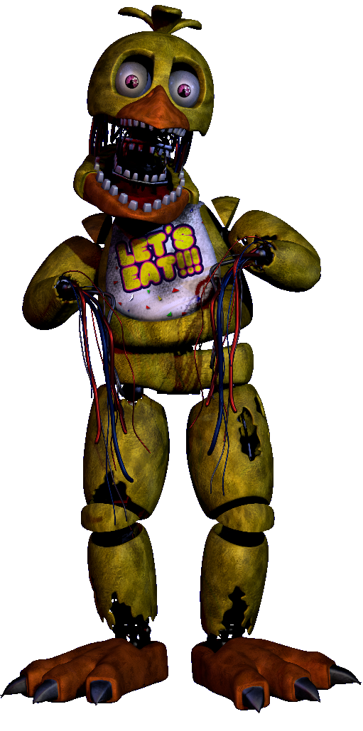 fnaf withered toy chica