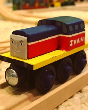 wooden rebecca train