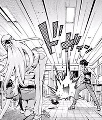 Sumire blows Meiko away