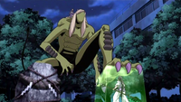Yoki tries to crush Tokine