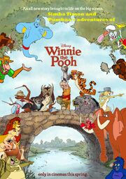 Simba, Timon, and Pumbaa's adventures of Winnie the Pooh