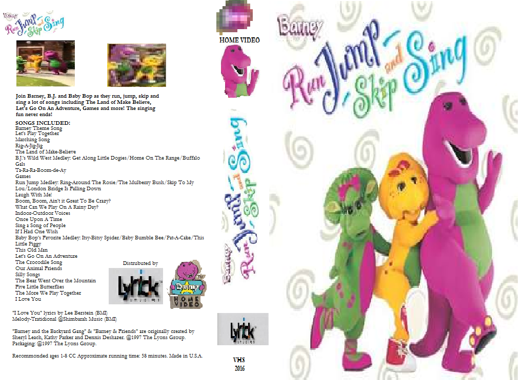 Barney S Run Jump Skip And Sing Kerasotes Wiki Fandom