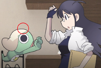 Keroro's star is missing during the romance scene