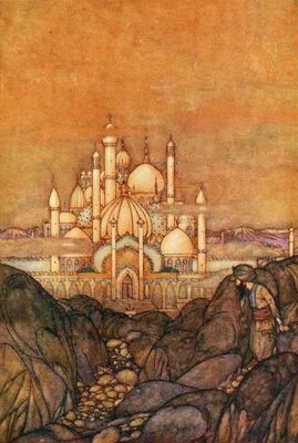 He-arrived-within-sight-of-a-palace-of-shining-marble