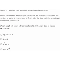 Fitting Quadratic And Exponential Functions To Scatter Plots