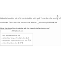 Adding And Subtracting Fractions With Unlike Denominators Word