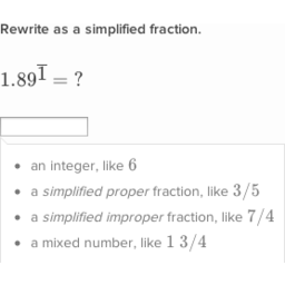 Converting Multi Digit Repeating Decimals To Fractions Khan