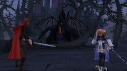Aqua e filippo affrontano malefica