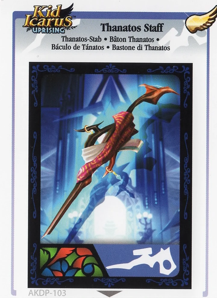 Thanatos Staff AR Card Divinipedia FANDOM powered by Wikia
