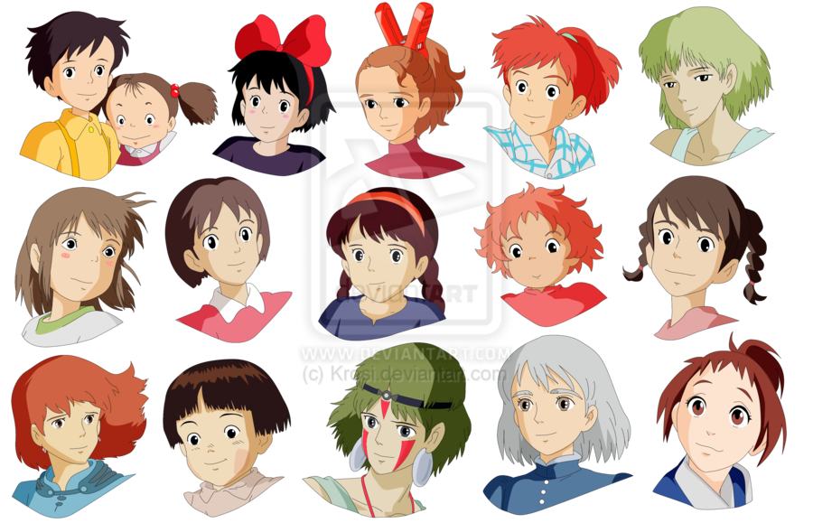 The Gang of Girls Studio Ghibli | Kids World's Adventures Wiki | FANDOM