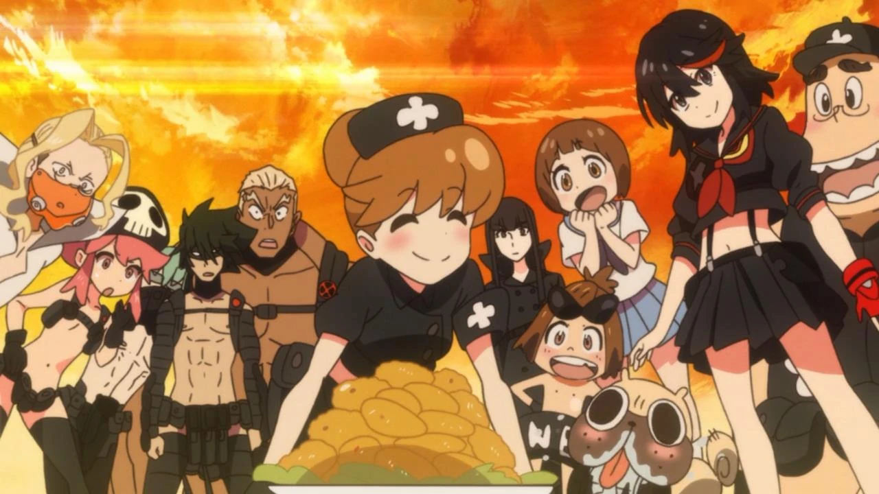 Image Eating croquettes.jpg Kill la Kill Wiki FANDOM powered by Wikia
