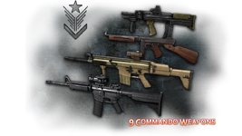 Commando weapons