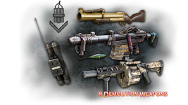 Demolition weapons