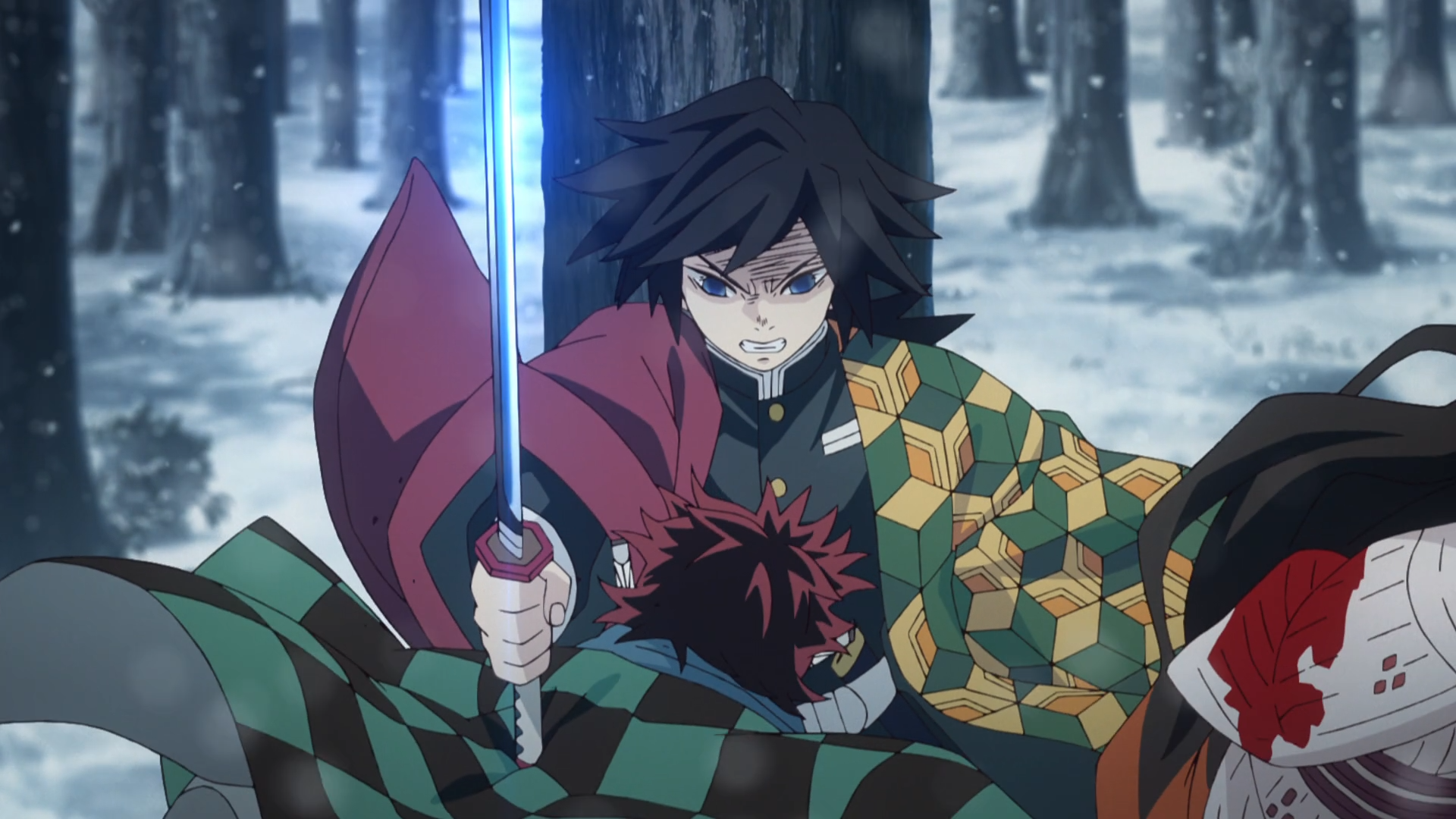 Tanjiro Kamado And Nezuko Kamado Vs Giyu Tomioka Kimetsu No Yaiba Wikia Fandom