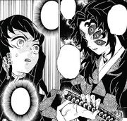 Muichiro encountering Kokushibo CH 164