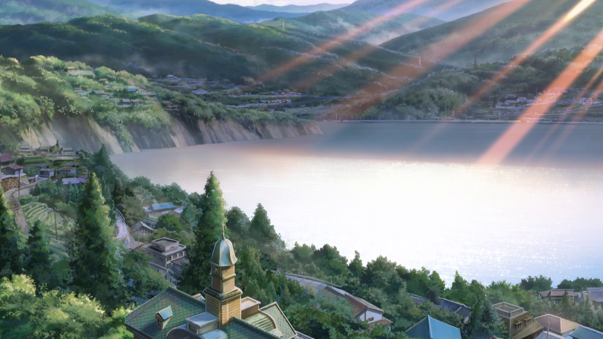 Image   Lake Itomori At Sunrisepng | Kimi No Na Wa Wiki | FANDOM