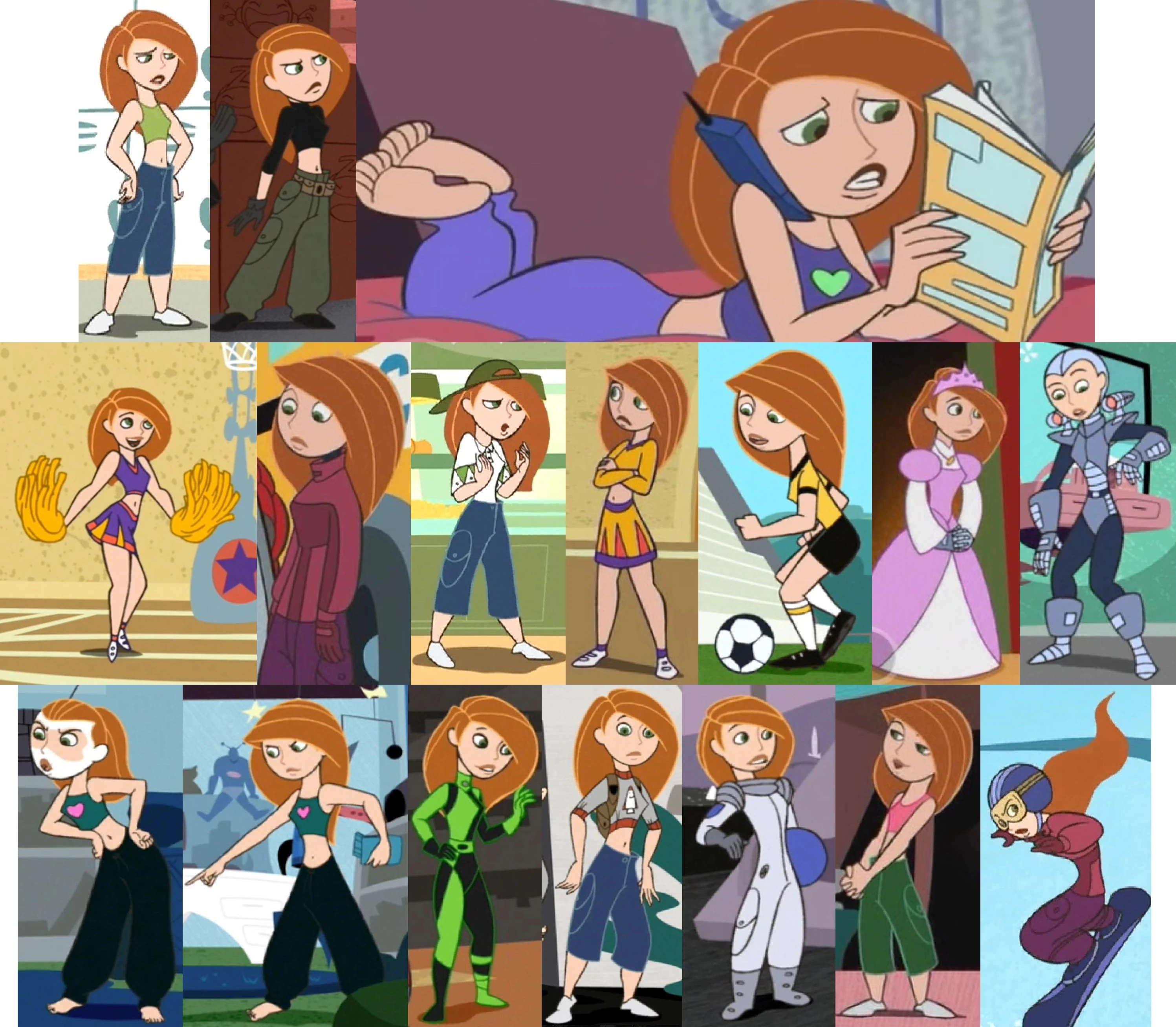Image Kim outfits.jpg Kim Possible Wiki FANDOM powered by Wikia