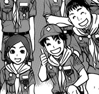 金田一參加童軍活動