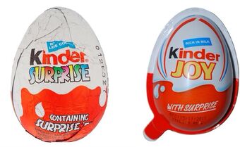 kinder joy and kinder surprise