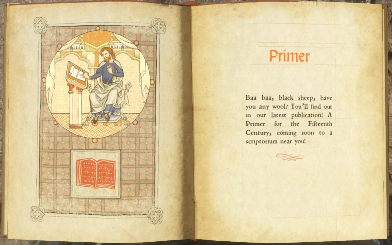 Primer (book) Kingdom Come Deliverance Wiki Fandom