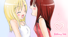 Laughing Namine and Kairi by Bethany Tate