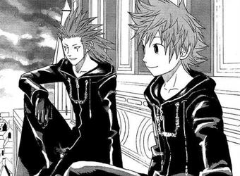 Roxas Relationships Kingdom Hearts Manga Wikia Wiki Fandom