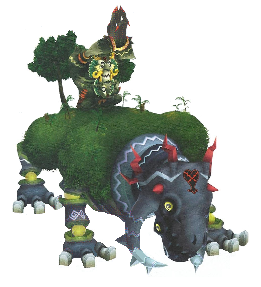 Giant Kingdom Hearts 2 Scar Boss