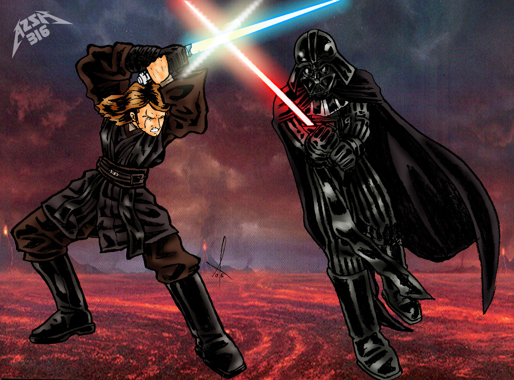 Image Darth vader vs anakin skywalker.jpg Kingdom Hearts Unlimited Wiki FANDOM powered by